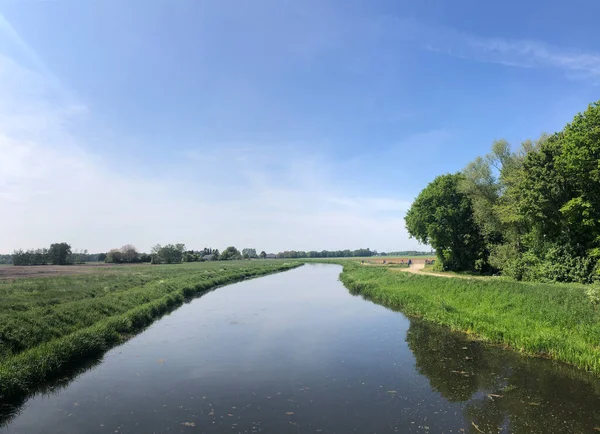 Река Воорст Гелдерланде Нидерланды — стоковое фото