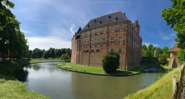 Panorama Del Castillo Huis Bergh Heerenberg Países Bajos —  Fotos de Stock