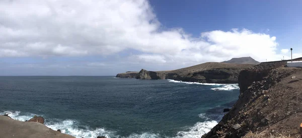 Agaete Deki Playa Punta Gorda Çevresinden Panorama Gran Canaria Adasında — Stok fotoğraf