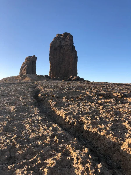 Roque Nublo Roca Volcánica Isla Gran Canaria — Foto de Stock