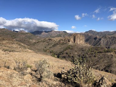 Gran Canaria 'daki Las Ninas Barajı' ndaki Manzara