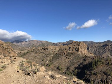 Gran Canaria 'daki Las Ninas Barajı' ndaki Manzara