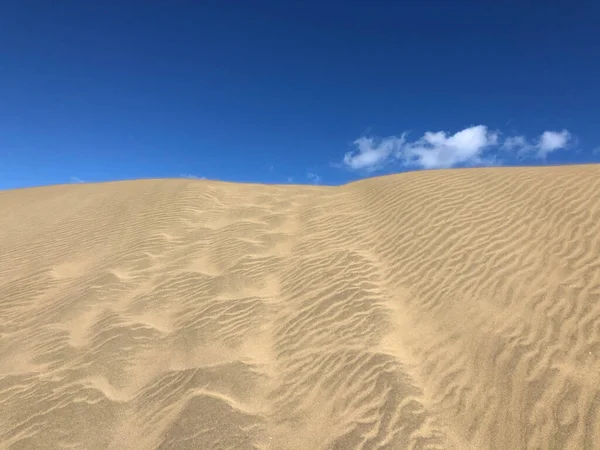 Dune Sabbia Maspalomas Gran Canaria — Foto Stock
