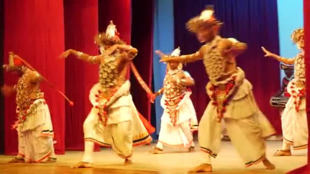 Ves Natuma Dance Kandyan Dancers Srí Lanka — Stock video