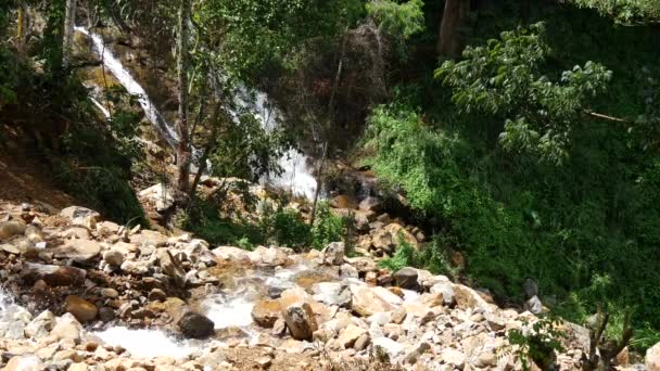 Waterfalls Sabaragamuwa Region Sri Lanka — Stock Video