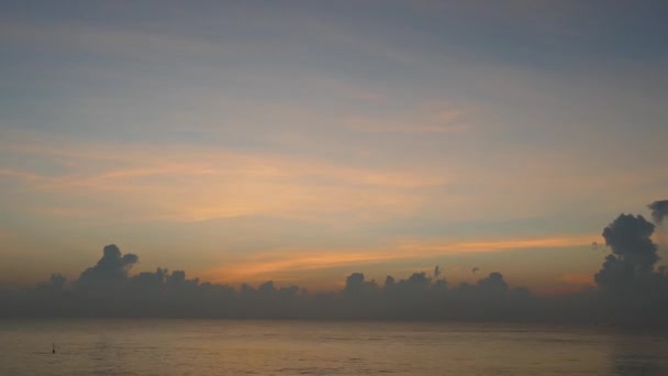 Tid Bortfalder Fra Solopgang Stranden Fra Arugam Bay Sri Lanka – Stock-video