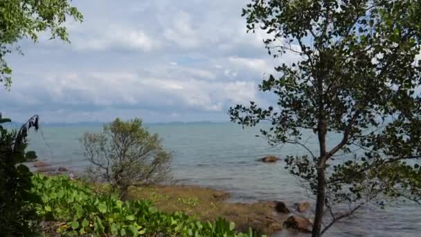 Kust Van Koh Chang Eiland Thailand — Stockvideo