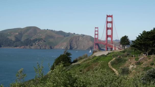 Golden Gate Brug San Francisco — Stockvideo