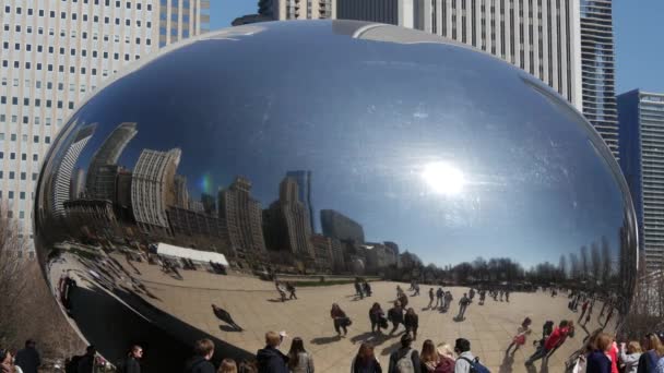 芝加哥的云门 — 图库视频影像