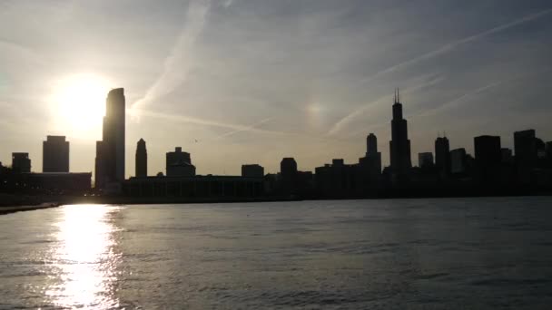 Downtown Chicago Verenigde Staten — Stockvideo