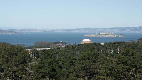 Wyspa Alcatraz San Francisco — Wideo stockowe