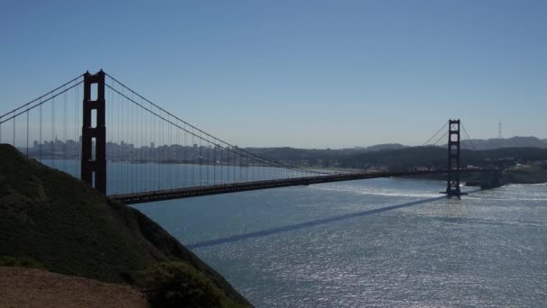 Jembatan Golden Gate San Francisco — Stok Video