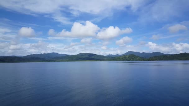 Saliendo Bahía Paquera Desde Ferry Puntarenas Paquera Costa Rica — Vídeo de stock