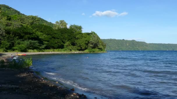 Laguna Apoyo Nikaragui — Wideo stockowe
