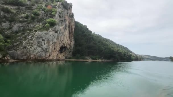 Segeln Auf Der Krka Kroatien — Stockvideo