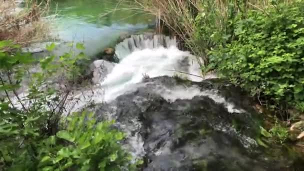 Wasserfall Krka Nationalpark Kroatien — Stockvideo
