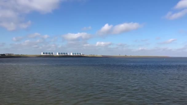 Navigazione Nel Mare Wadden Frisia Paesi Bassi — Video Stock