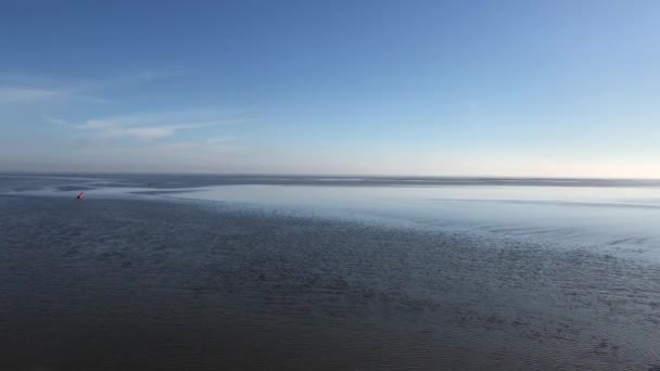 Navegando Mar Wadden Frísia Países Baixos — Vídeo de Stock