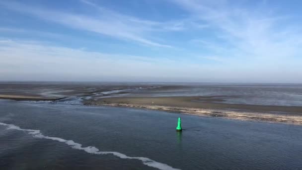 Berlayar Laut Wadden Friesland Belanda — Stok Video