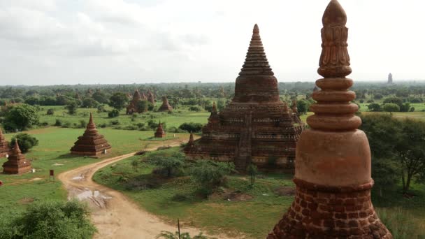 Pagoda Mahazedi Bagan Myanmar Birmania — Vídeos de Stock