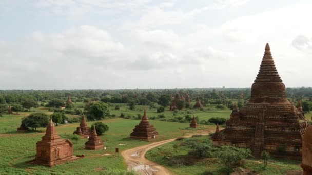 Pan Pagode Mahazedi Bagan Mianmar Birmânia — Vídeo de Stock