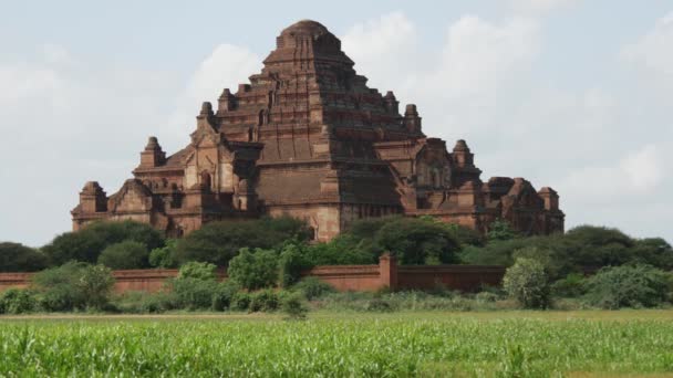 Świątynia Dhammayan Gyi Bagan Myanmar Birma — Wideo stockowe