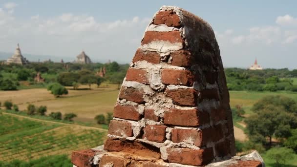 Pan Una Pagoda Bagan Myanmar Birmania — Vídeos de Stock