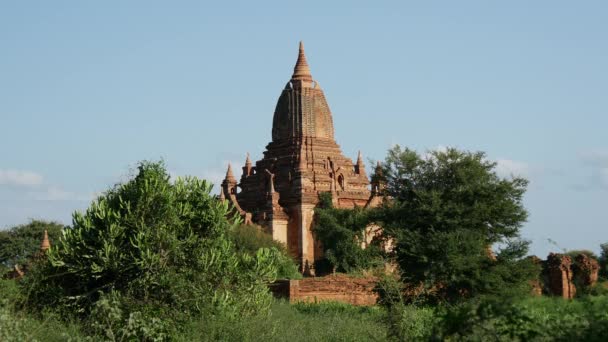 Świątynia Pagoda Bagan Myanmar Birma — Wideo stockowe