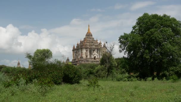 Que Byin Nyu Temple Bagan Mianmar Birmânia — Vídeo de Stock