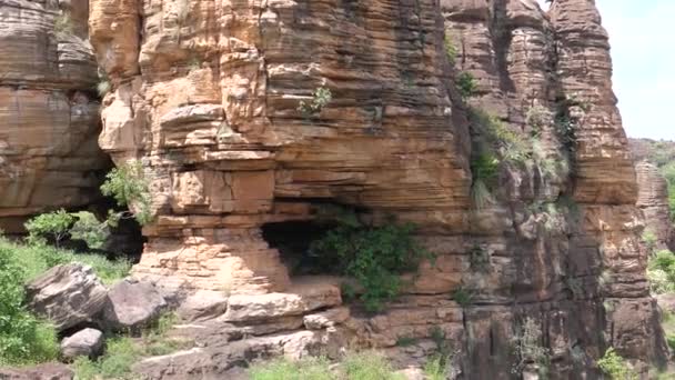 Pan Los Picos Sindou Burkina Faso — Vídeo de stock