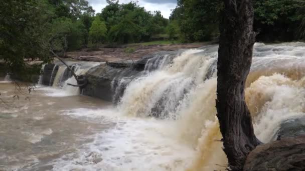 Cascata Delle Cascate Farako Mali Africa — Video Stock