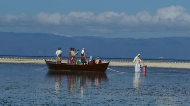 Ncil Deki Heykeller Panglao Filipinler Deki Virgin Adası Nda — Stok video