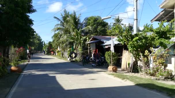 Street Scene Anda Bohol Philippines — Stock Video