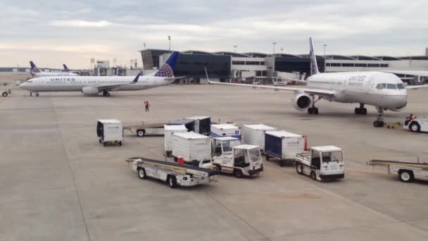 Avions Circulant Aéroport Houston Texas États Unis — Video