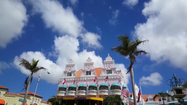 Colorato Royal Plaza Mall Oranjestad Aruba — Video Stock
