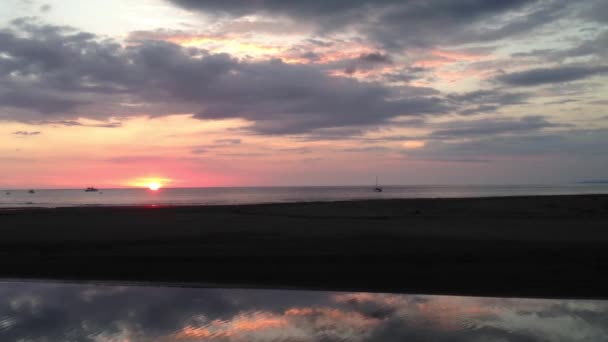 Coucher Soleil Quepos Costa Rica — Video