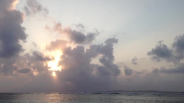Ηλιοβασίλεμα Στα Νησιά Σαν Μπλας Στον Παναμά — Αρχείο Βίντεο