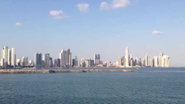 Skyline Panama Stad 2015 — Stockvideo