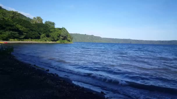 Laguna Apoyo Nikaragua — Stok video