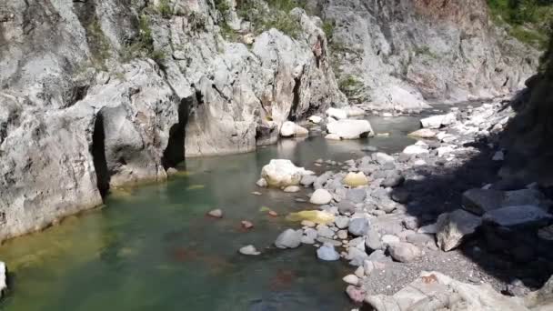 Fluxo Água Somoto Nicarágua — Vídeo de Stock