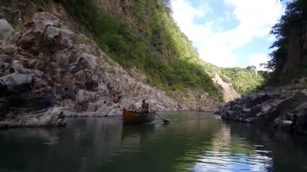 River Can Somote Nicaragua — Stock Video