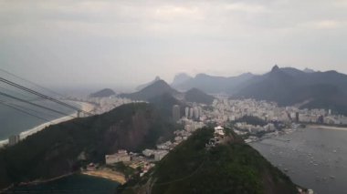 Rio de Janeiro Brezilya 'daki Sugarloaf Dağı' nın zirvesinden Pan