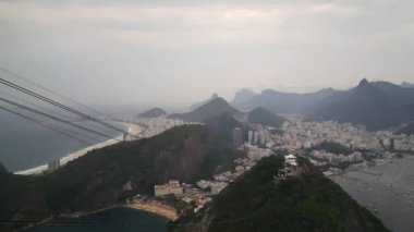 Rio de Janeiro Brezilya 'daki Sugarloaf Dağı' nın zirvesinden Pan