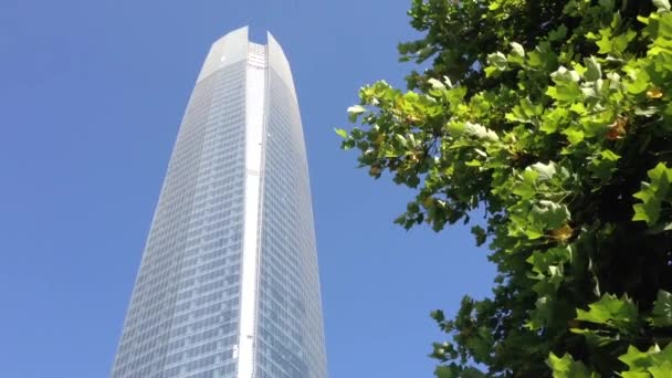 Gran Torre Santiago Wielka Wieża Santiago Santiago Chile — Wideo stockowe