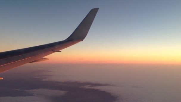 在南美洲上空飞越 到达智利圣地亚哥 — 图库视频影像