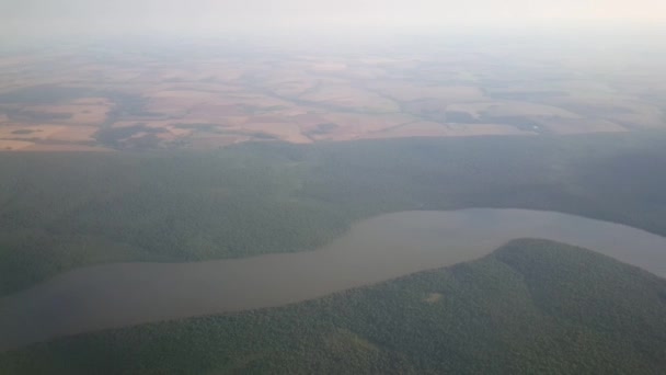 从Foz Iguazu飞往巴西 — 图库视频影像