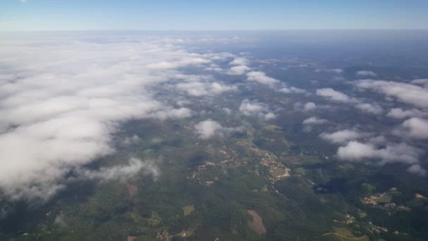 Létání Nad Brazílií Jižní Amerika — Stock video