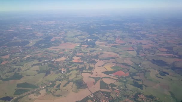 Voando Sobre Brasil América Sul — Vídeo de Stock