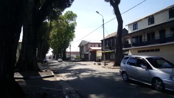 Una Calle Del Centro Paramaribo Surinam — Vídeos de Stock