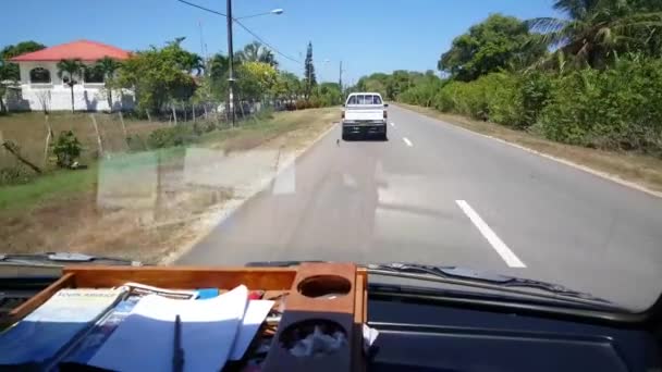 Rijden Door Het Platteland Van Suriname — Stockvideo